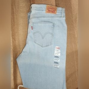 Levi Strauss Classic Straight 12 Medium Light Wash Women's Jean